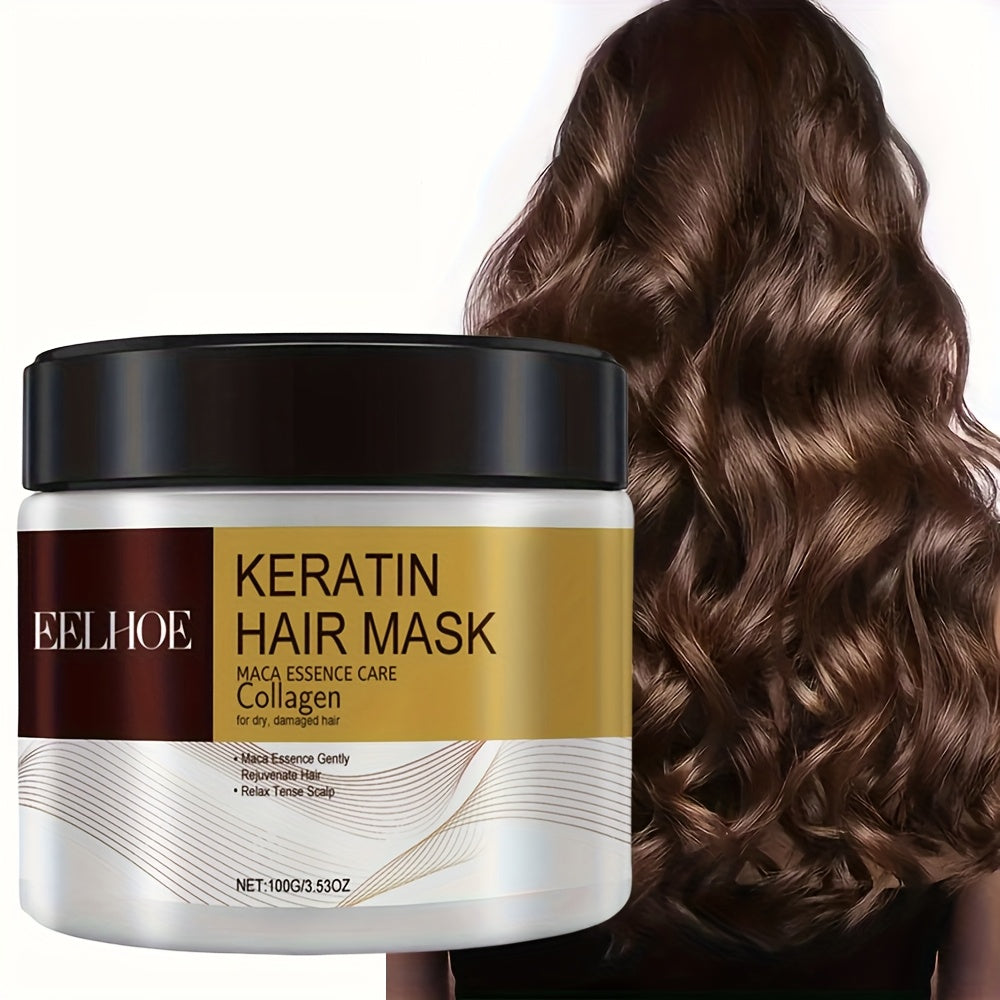 Deep Nourishing Hair Mask for Damaged Hair Moisturizes Repairs Split Ends