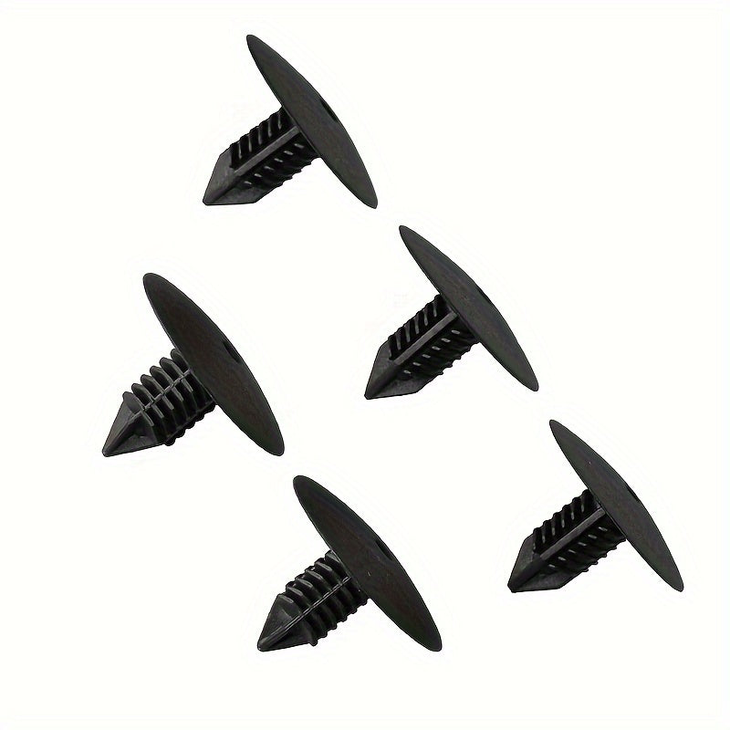 20pcs Black Plastic 10mm Car Wheel Arch Lining Splash Guard Clips