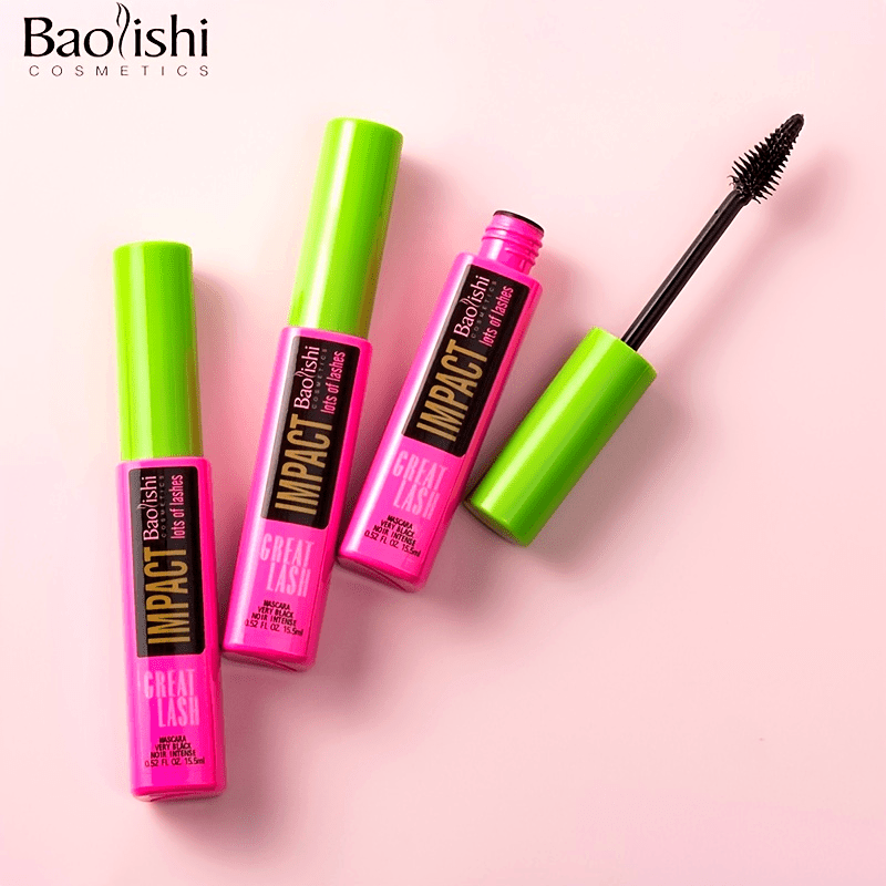 Women 4D Silk Fiber Mascara Long-Lasting Waterproof Volumizing