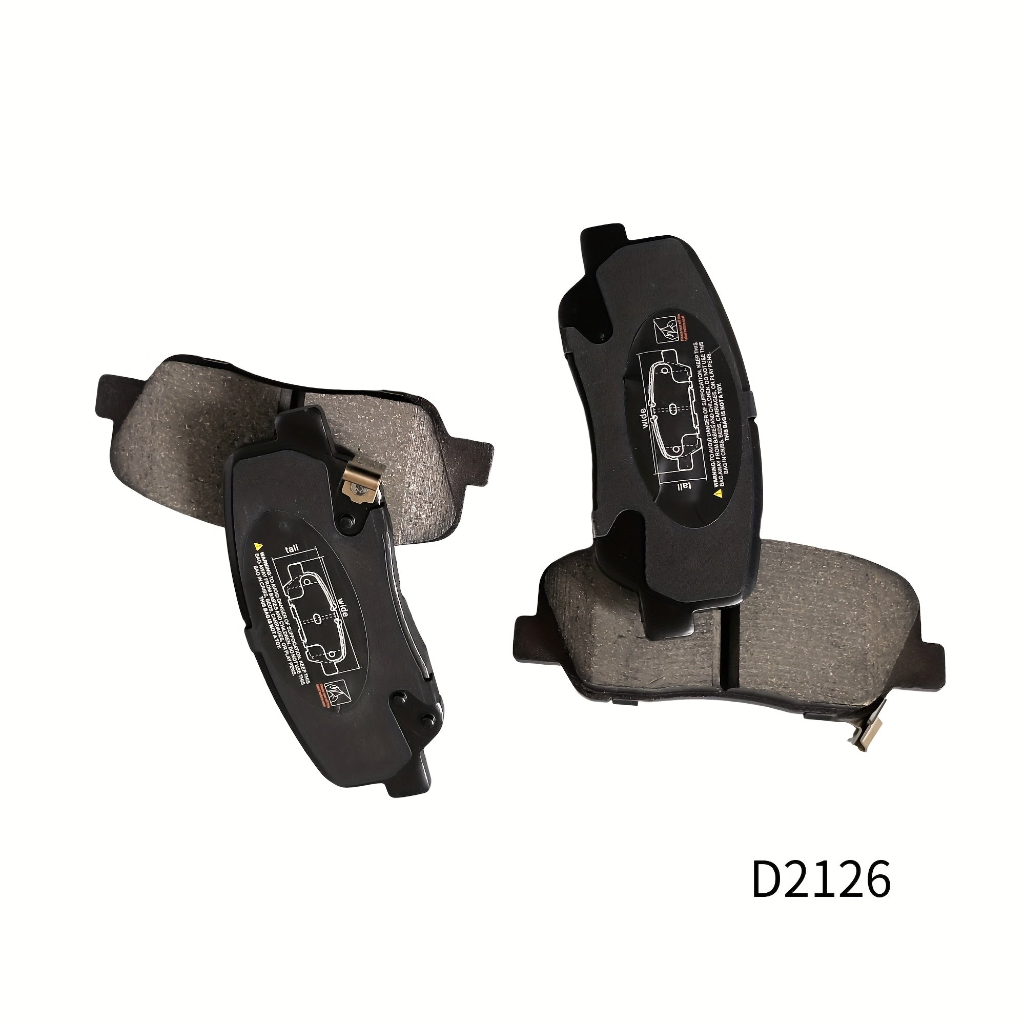 Front Ceramic Brake Pads Set Compatible With Various Vehicles Durable Heat-Resistant