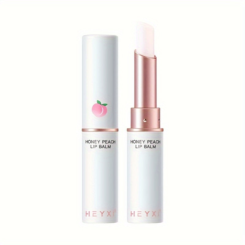 Bálsamo labial de durazno para mujer, hidratante y humectante, mascarilla para labios, regalo