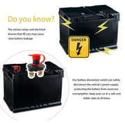 12V-24V Heavy-Duty Marine RV Truck Battery Disconnect Switch 200A Isolator