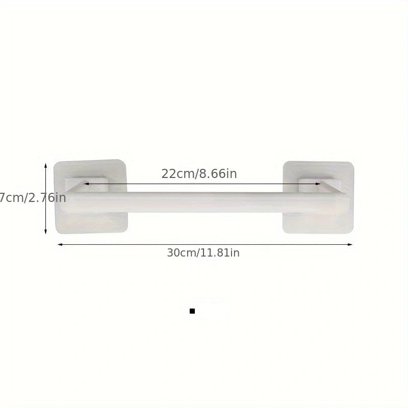 Ganchos de pared de plástico para abrigos, accesorios para el cabello y diademas, fáciles de instalar, ahorra espacio