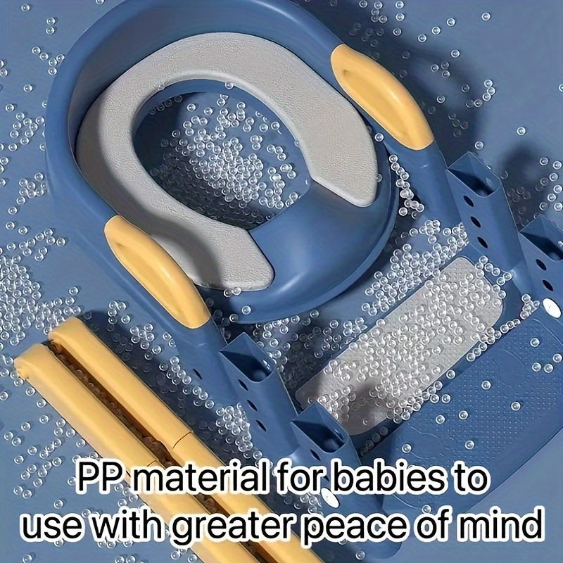 Kids' Foldable Toilet Seat with Step Stool for Potty Training