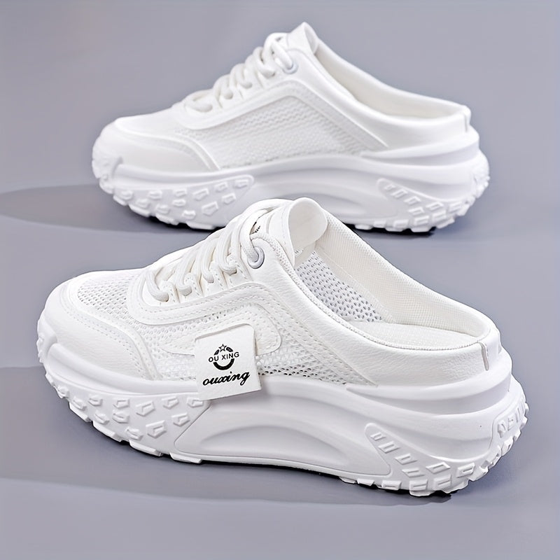 Women's Thick Sole Height-Increasing Outdoor Mesh Sandals Stylish Comfortable Casual Shoes