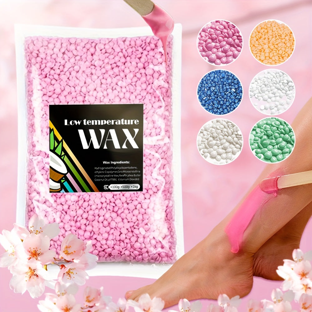 Восковые гранулы для жесткой депиляции для женщин, перламутровые, для чувствительной кожи