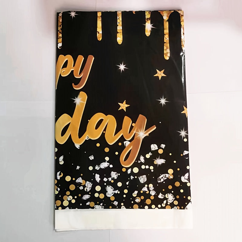 60th Birthday Party Supplies Set 20 Paper Plates 20 Paper Towels Tablecloth