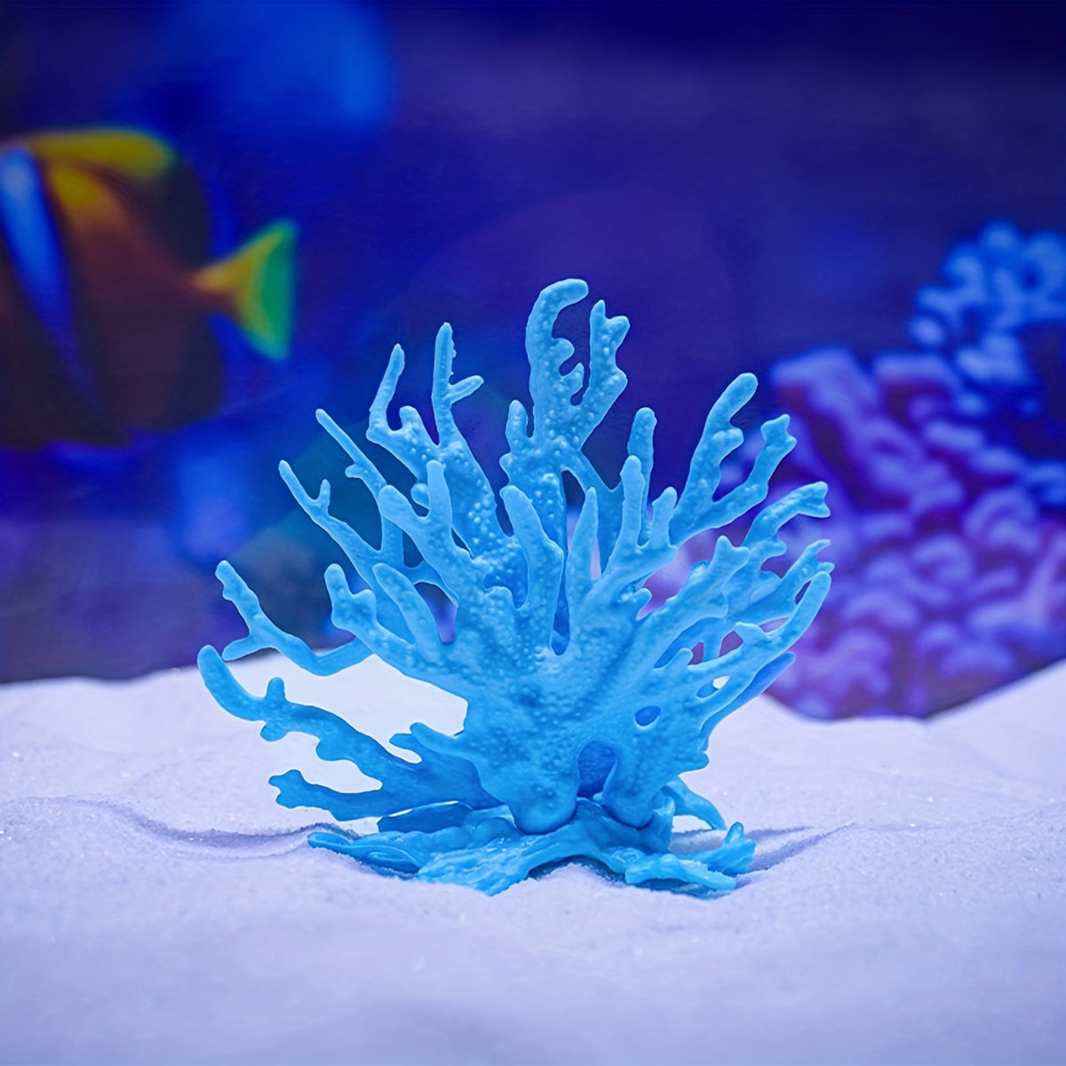 Lifelike PVC Coral Reef Aquarium Decor for Fish Tanks Saltwater and Freshwater Landscaping