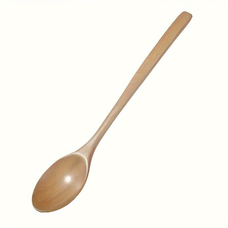 Wooden Spoon 23.5cm Long-Handle Kitchen Utensil for Cooking and Serving