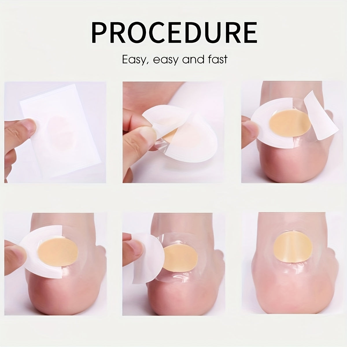 Unisex Gel Heel Pads 30 Pack Waterproof Soft Comfortable Protective Footwear