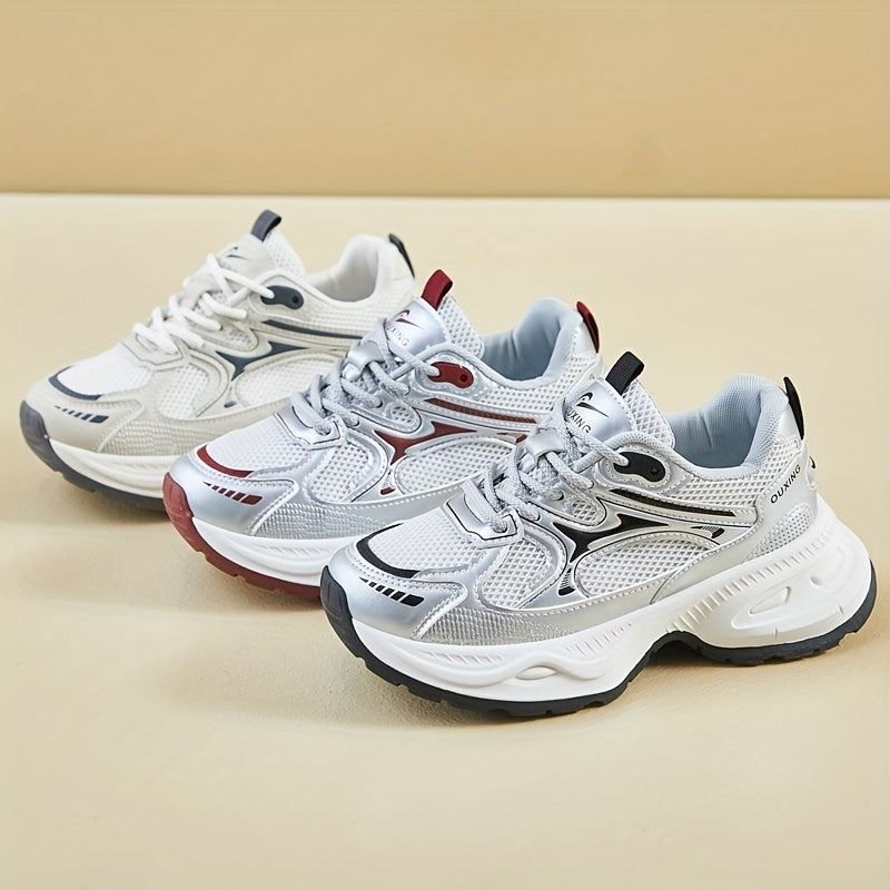 Women’s Mesh Low-Top Athletic Sneakers for Running and Casual Wear