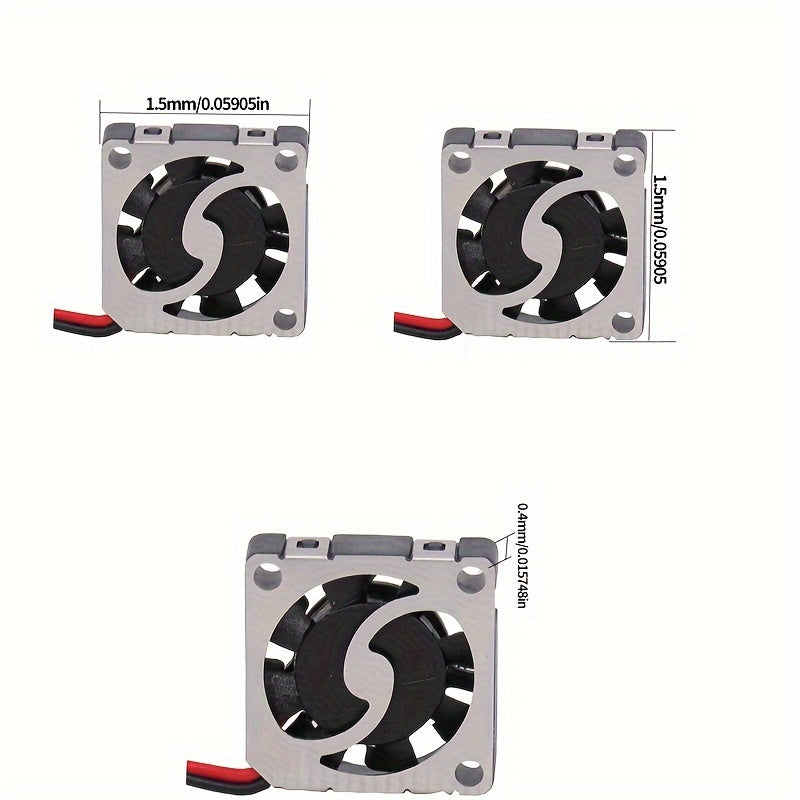 Ultra-Thin Micro Cooling Fan 15x15x4mm for Precision Instruments Drones CPUs