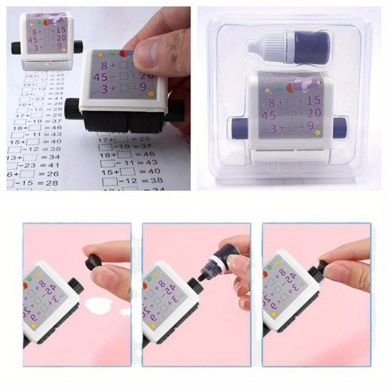 100 ichida qo'shish va ayirish uchun matematikani mustahkamlash vositasi, amaliyot uchun sozlanadigan tasodifiy savollar bilan. Samarali o'rganishga yordam berish uchun 100 ta bo'sh joyni to'ldirish mashqlari mavjud.