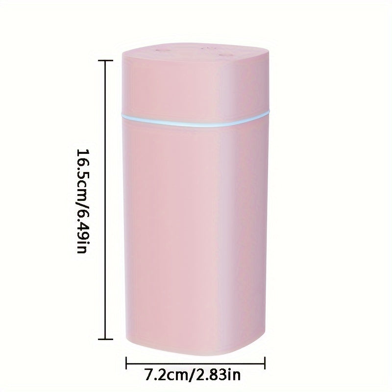 600ML USB namlagich uy ofisi yotoq xonasi uchun shovqinsiz aromaterapiya muhim yog'li diffuzor