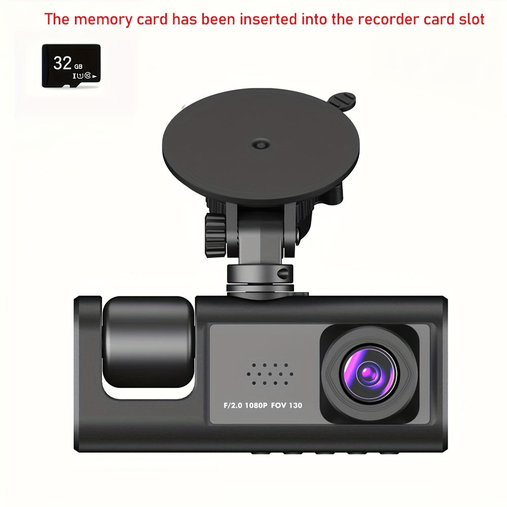 Car Dashboard Camera Night Vision 1080P Front Lens 480P Rear View Wide Angle