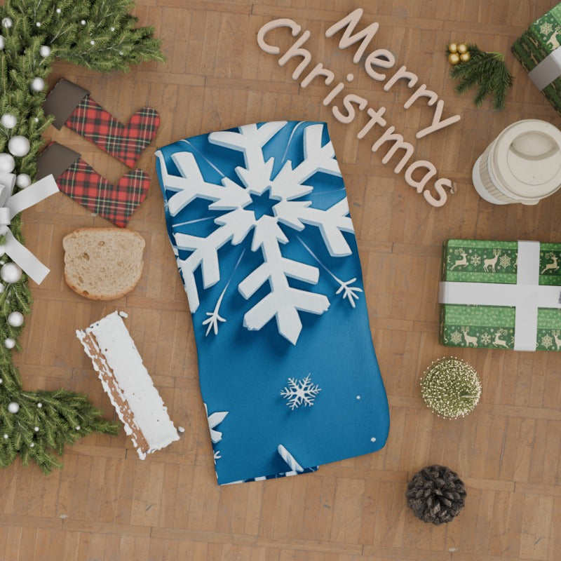 Soft Christmas Kitchen Towel 18x66cm Holiday Decor Absorbent Fabric