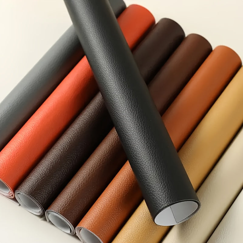 Parche de reparación de cuero PU autoadhesivo para rasgaduras y daños en muebles