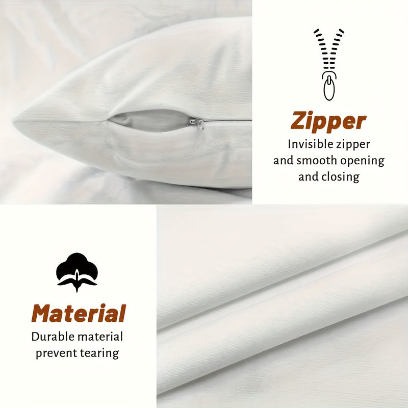 Purple Floral Pillow Cover 44.98cm Square Single-Sided Zip Washable for Couch Sofa Bed