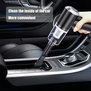 Aspiradora de coche de alta succión con accesorios negro 12V 200W ABS duradero