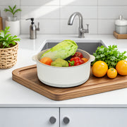 Qurilma bilan elektr quvvatli qo‘l bilan ishlovchi meva va sabzavot yuvish mashinasi, oqim qutisi va USB port bilan. Oziq-ovqat protsessorining qo‘shimchalari bilan ta'minlangan.