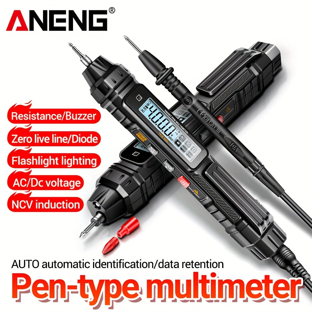 Digital Multimeter Pen Type 4000 Counts Non-Contact Auto AC/DC Voltage Ohm Diode Tester