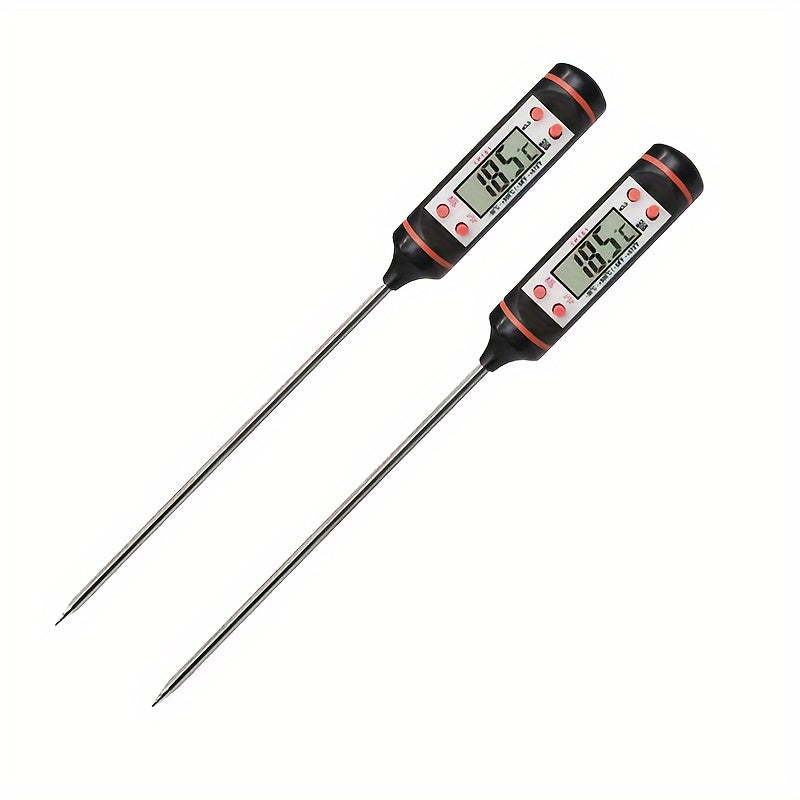 Digital Food Thermometer for Meat Water Oil with Stainless Steel Probe