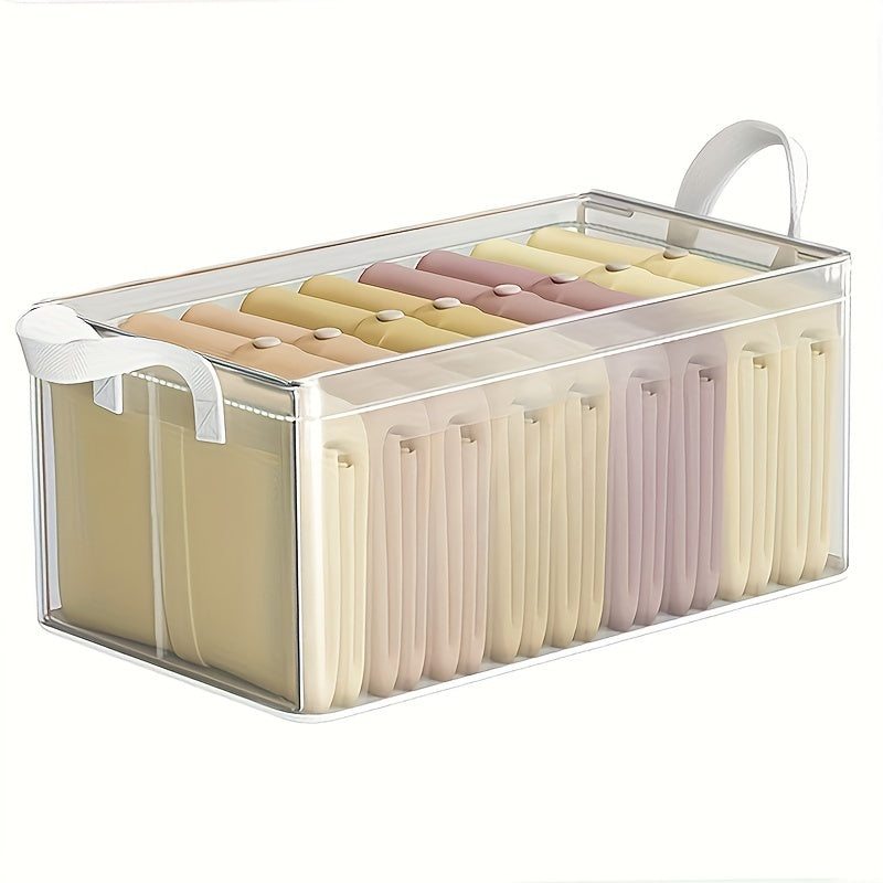 Caja de almacenamiento plegable para ropa, lavable y apilable, organizador para pantalones y ropa interior