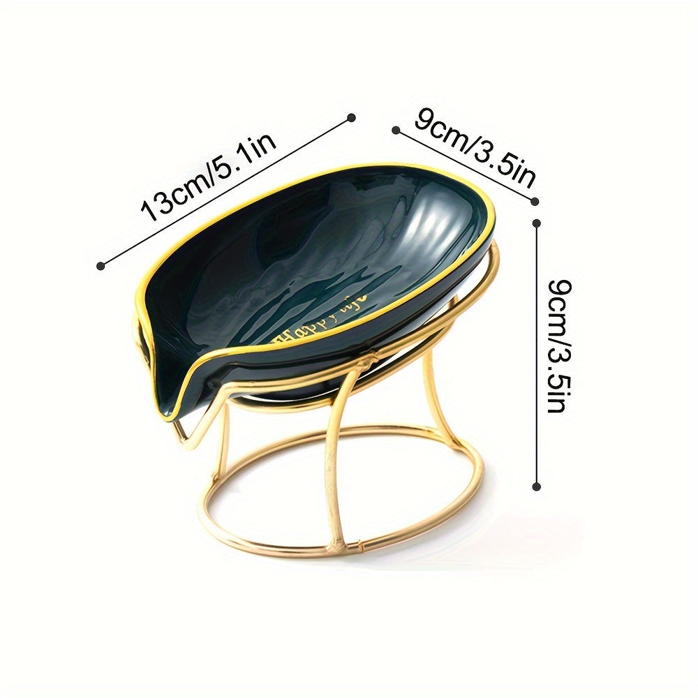 Dispensador de jabón de hierro forjado con desagüe para lavabo de baño o cocina