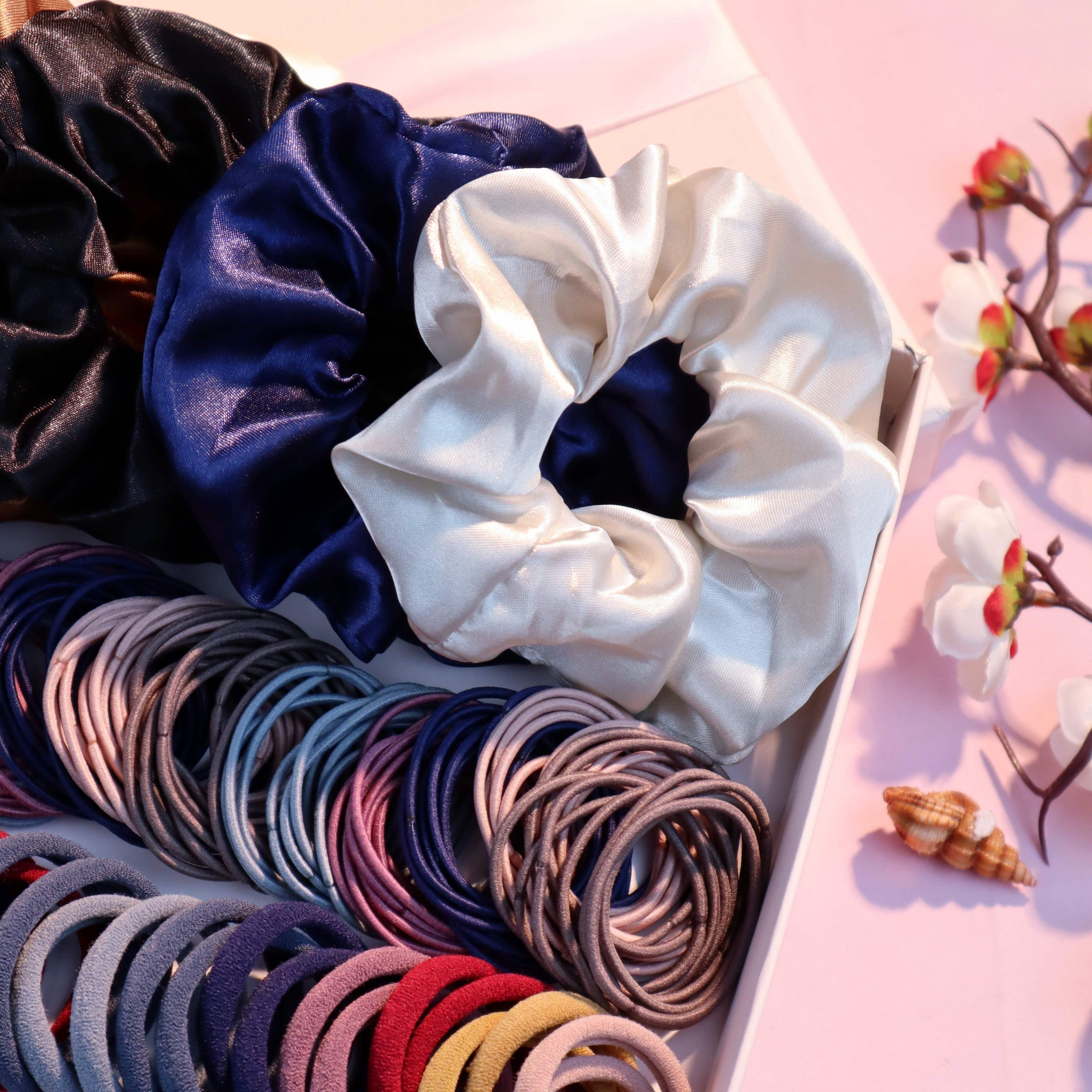 Hair Styling Accessories Kit 1085 Pieces Elastic Hair Ties Ponytail Holders for Women