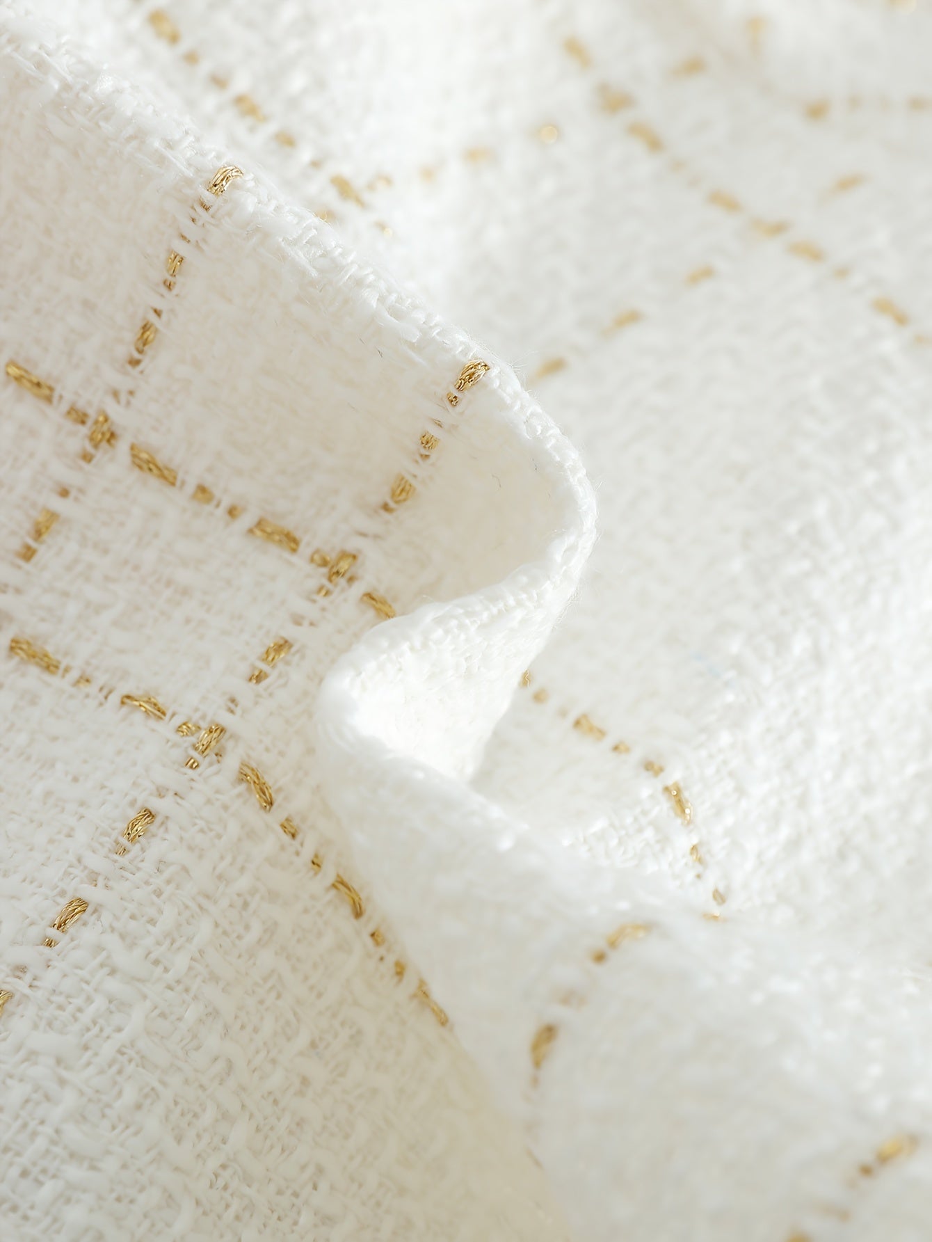 Girls Plaid Two-Piece Set with Collar Jacket and Suspender Dress for Formal and Party Wear