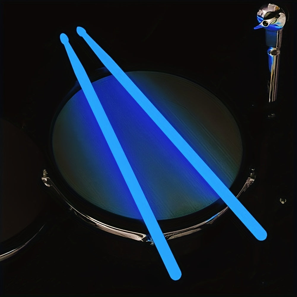 Fluorescent Green Nylon Light-Up Drumsticks for Professionals and Beginners