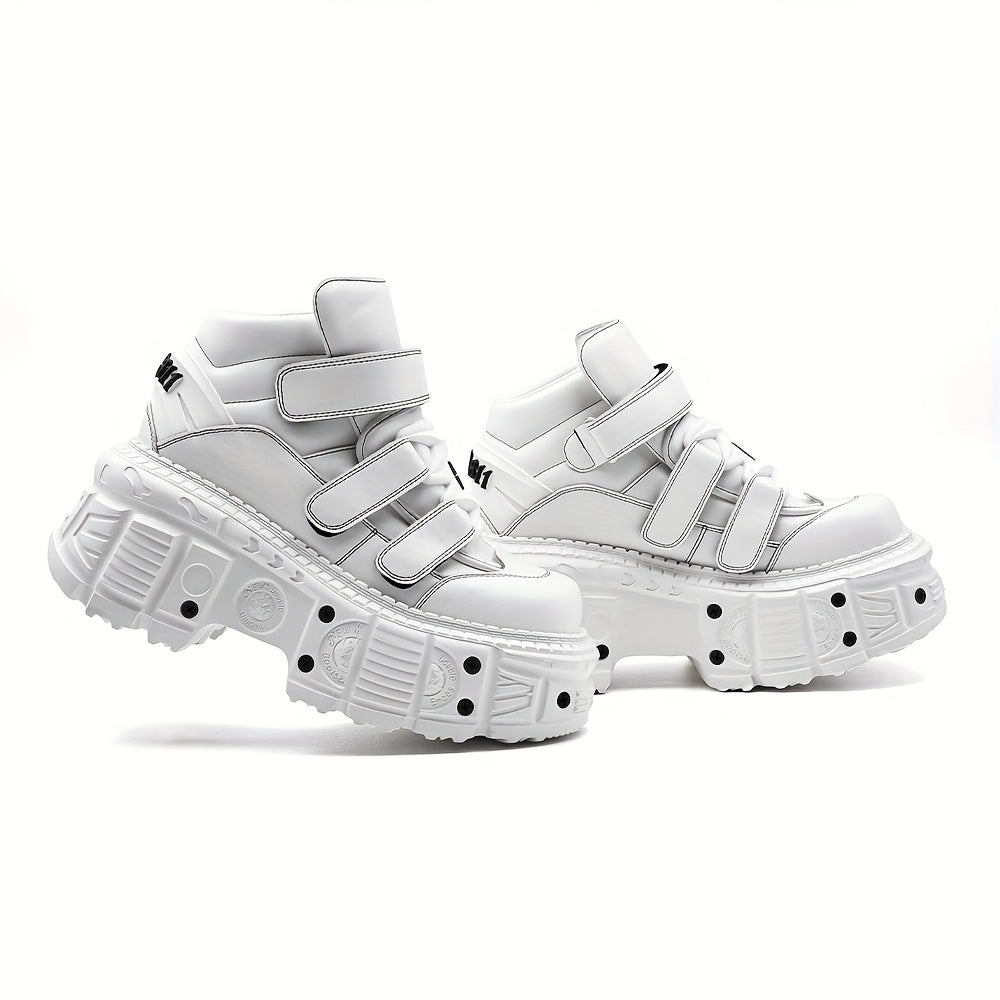 Women's Gothic Ankle Boots with Thick Platform High Heel EVA Outsole