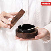 Portable Retro Ashtray Set for Home Office Car Decorative Accessories