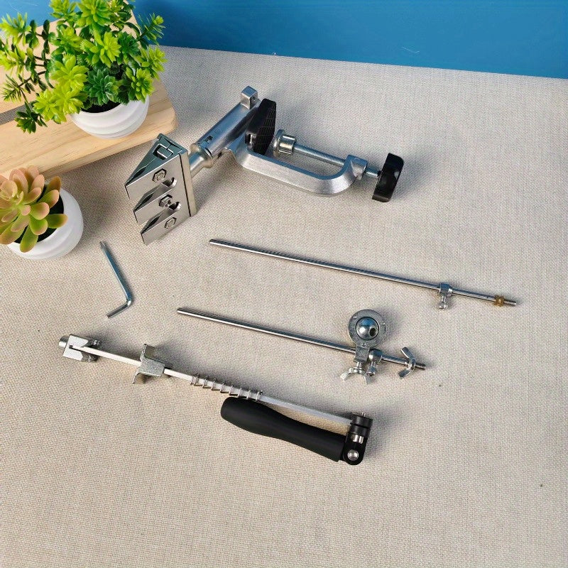 Professional Precision Sharpening Tool 2025 with 360° Rotating Flip System Adjustable Handle