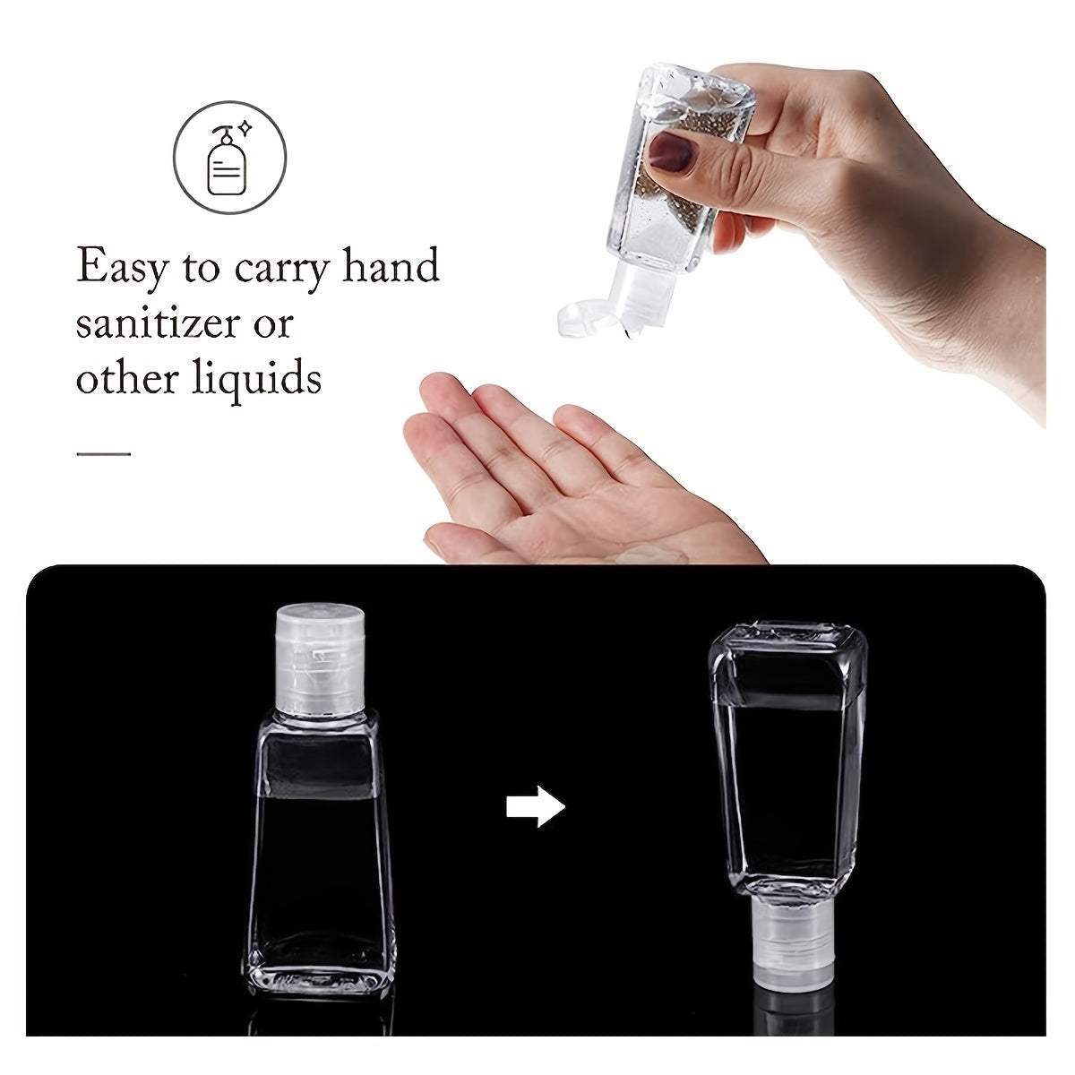 20 dona lab bo'yog'i qutisi, antiseptik shisha kalit zanjiri pendantlari va shisha quti dizaynidagi yumshoq to'p bezaklari to'plami.