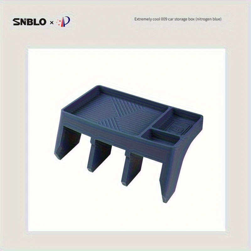 Silicone Storage Box for Car Interior Console Tray Behind Infotainment Screen