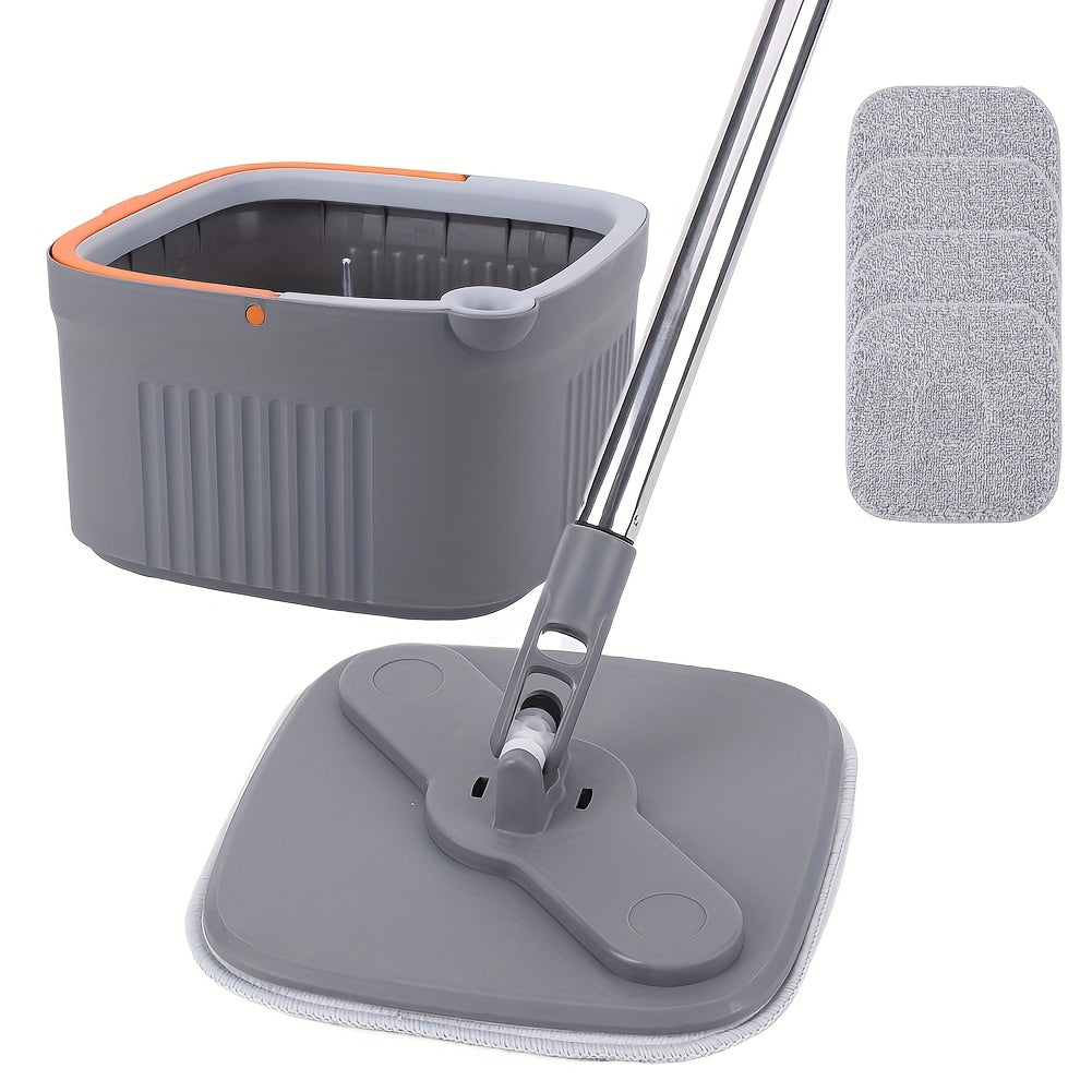 Hands-Free Wash Mop with Automatic Water Separation and 360° Rotating Head