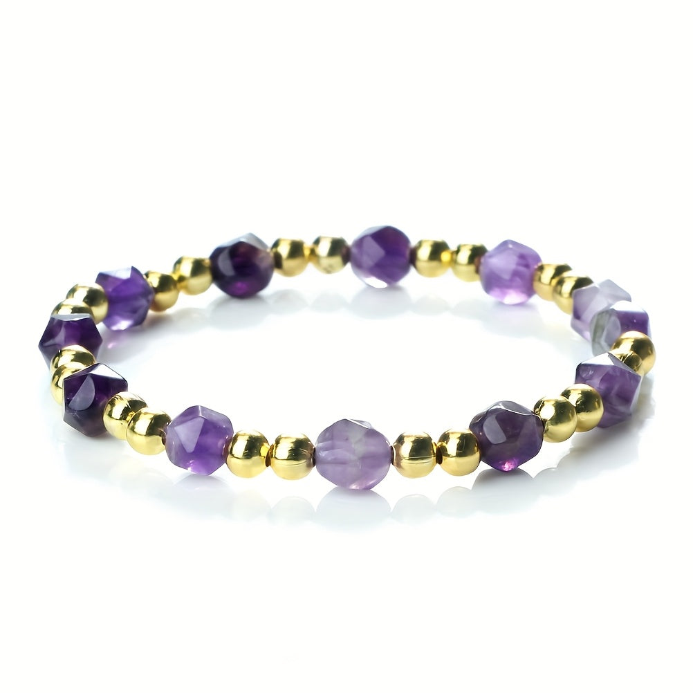 Natural Aventurine and Dongling Stone Beaded Bracelet for Women 8mm Healing Jewelry