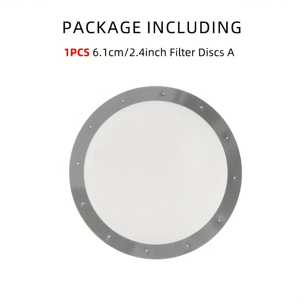 Stainless Steel Coffee Filter for AeroPress Reusable Mesh Filter with Paper Options