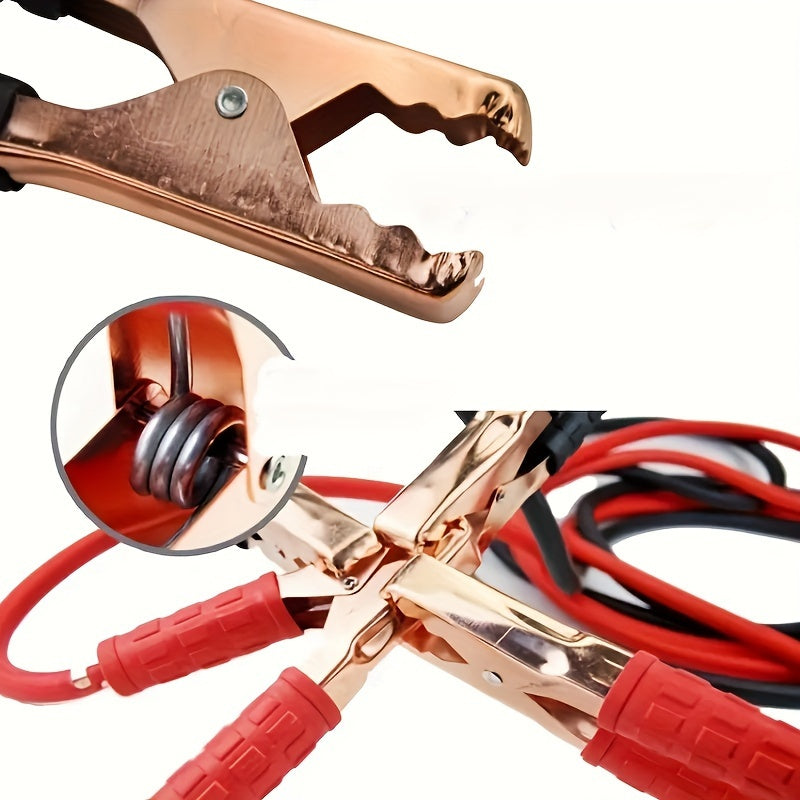 High Power Car Jumper Cables Kit 500A 219cm Copper Booster Wires
