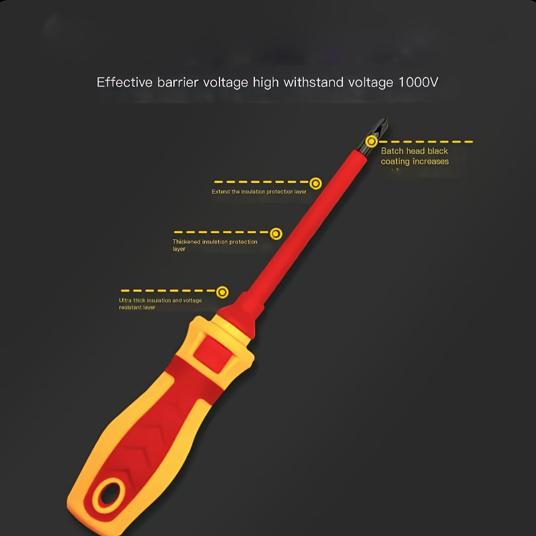 13-Piece Magnetic Screwdriver Set with Interchangeable Bits Durable Steel