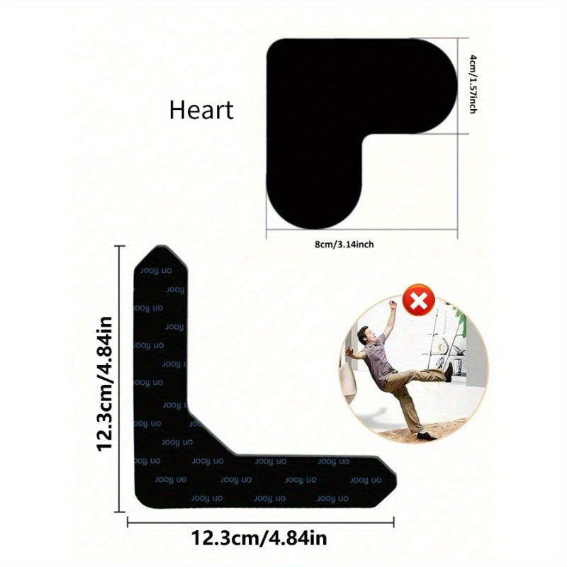 Mustahkam, sirpanmaydigan gilam lenta, yuvilishi mumkin bo'lgan PU va PC materialidan tayyorlangan, xonalar va yotoqxonalarda foydalanish uchun qo'l bilan yuvilishi mumkin bo'lgan yopishqoq, qoldiq qoldirmasdan oson o'rnatish.
