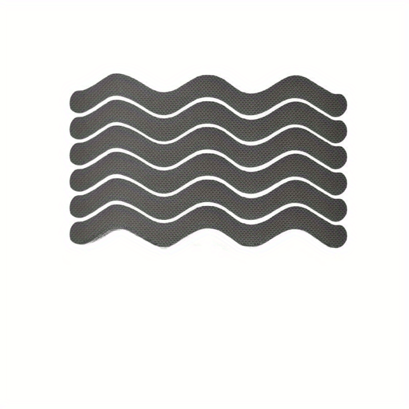 6/12pcs Anti-slip Bathroom Tub Safety Stickers S Shape Shower Slip Strips