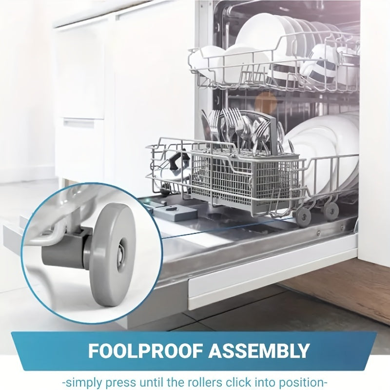 4/8pcs Dishwasher Wheel Under Rack Roller 40mm Diameter for Electrolux IKEA AEG Zanussi