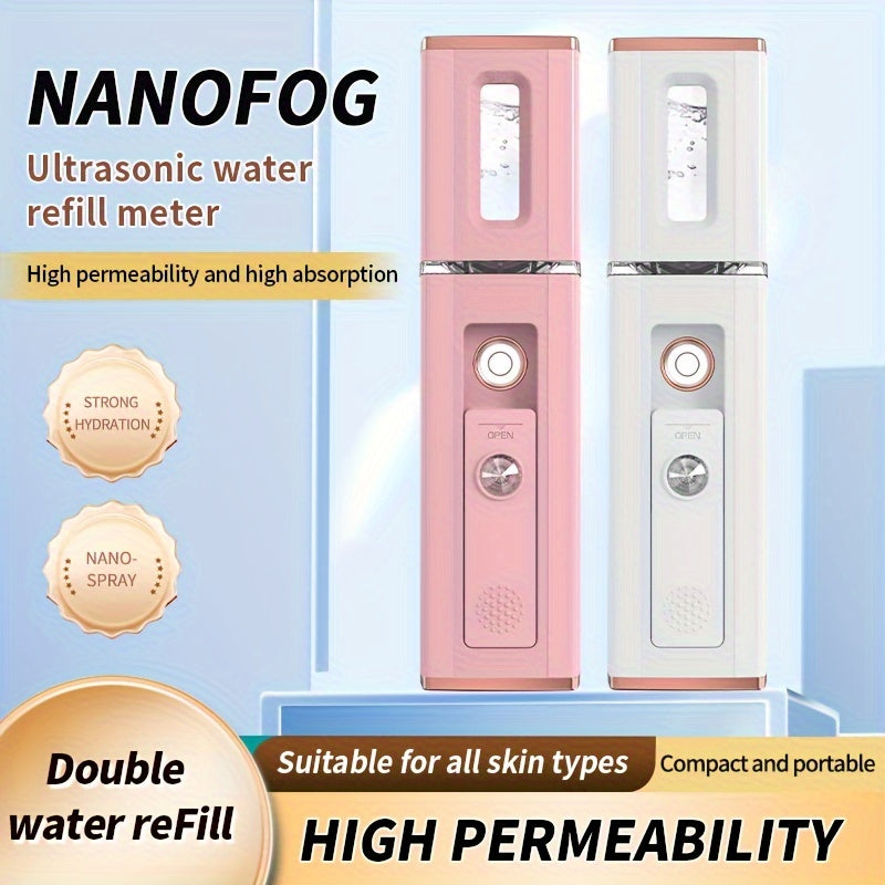 Ultrasonic Water Refill Meter Portable Spray for Travel and Home Use