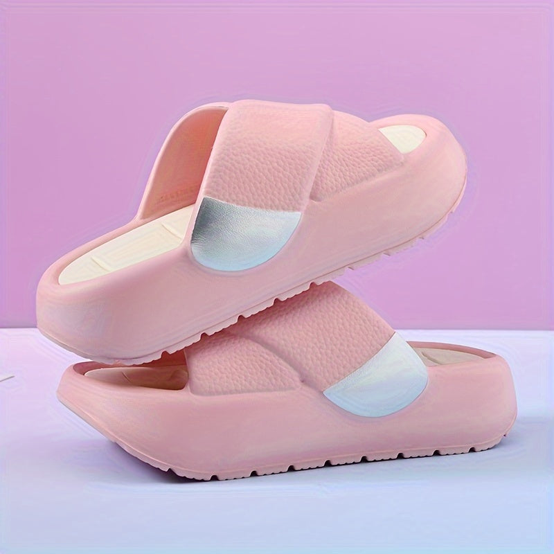 Women's Thick-Soled Outdoor Slip-On Sandals with Soft Sole