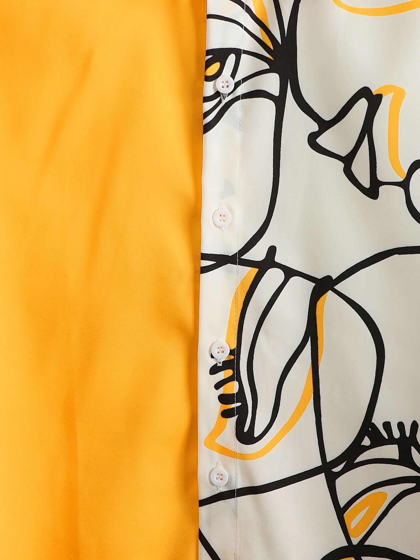 Men's Beige Geometric Pattern Polyester Shirt and Shorts Set All-Season Casual