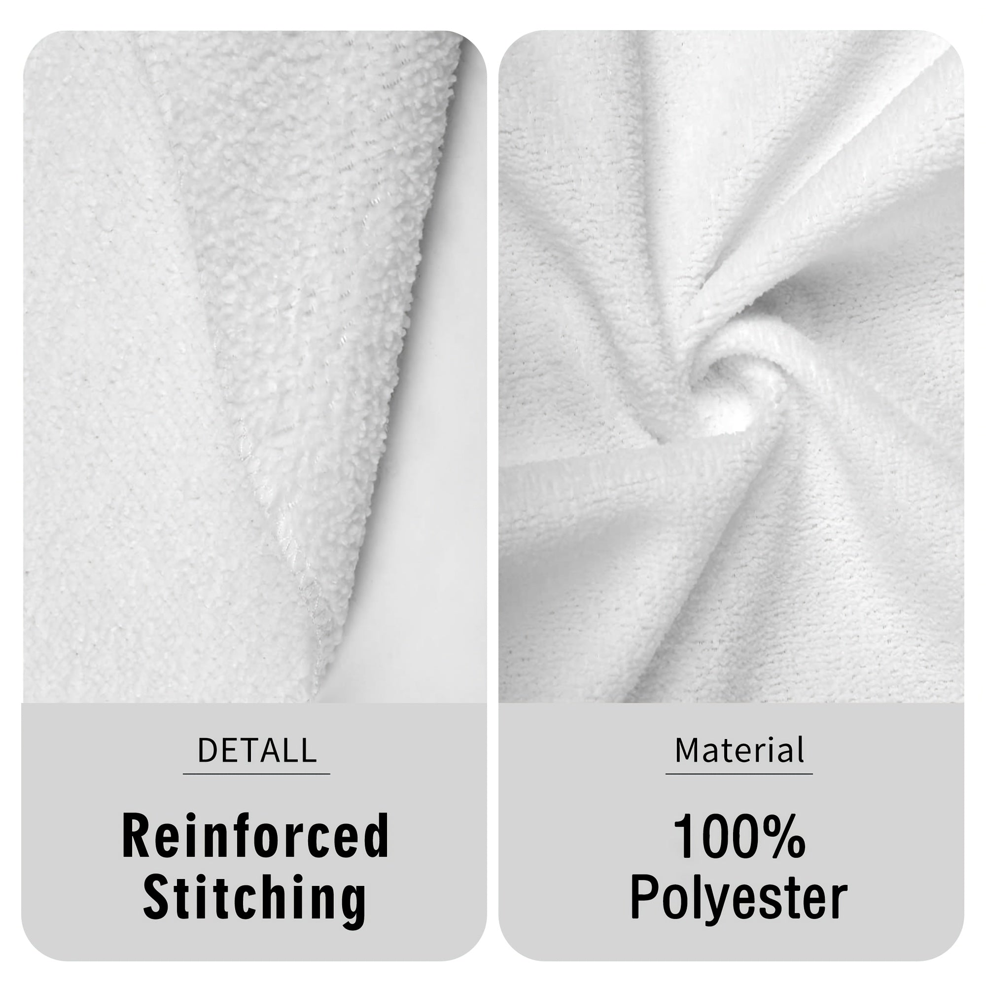 Qora Mushuk oshxona sochiqlari to'plami, uy tozalash uchun ultra yumshoq, yaxshi oson yutadigan idish matolari