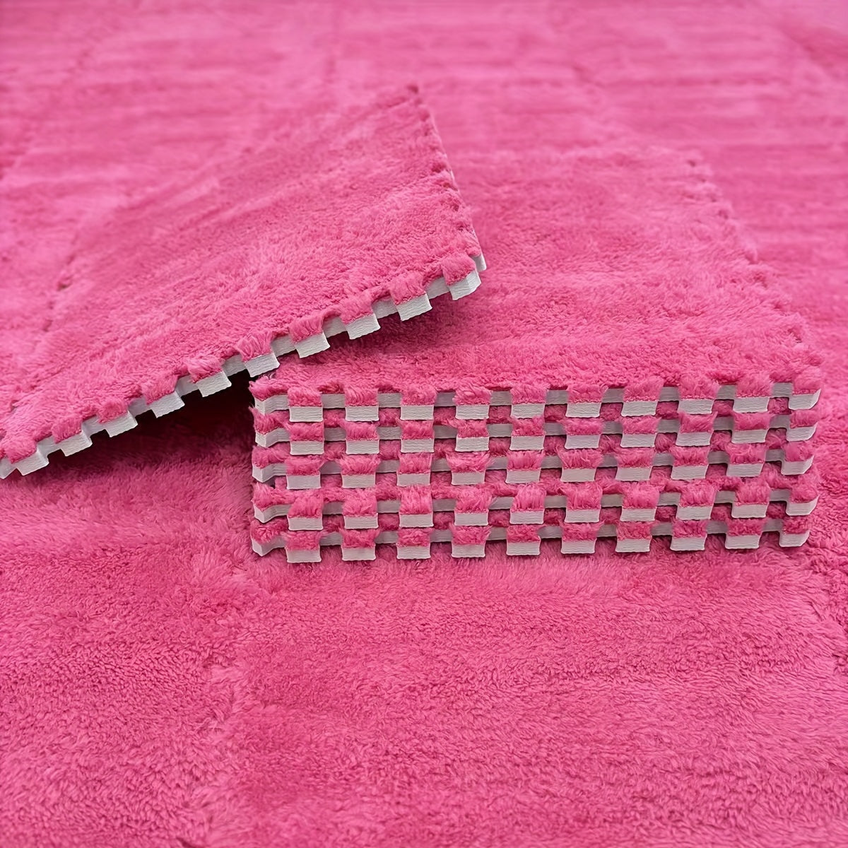 Интерлоковые цветочные коврики из EVA-пены для пола для гостиной, спальни, кабинета, набор из 30 моющихся звукоизоляционных элементов для домашнего декора