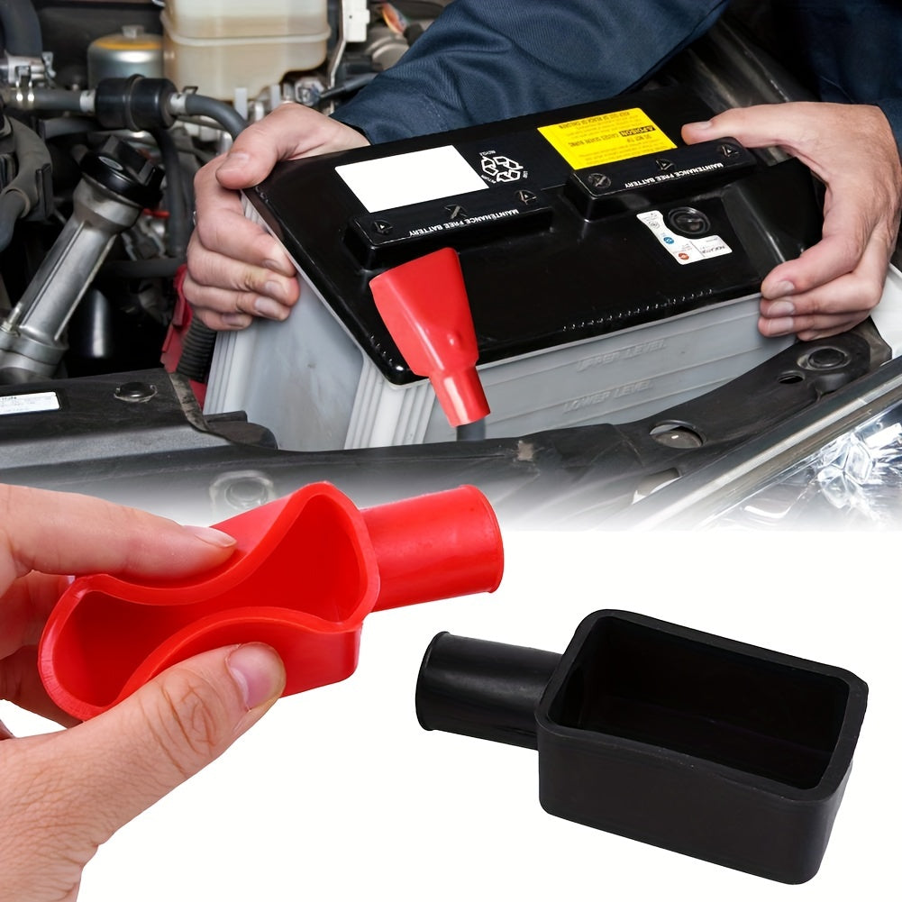 Automotive Battery Terminal Covers Set Negative Positive Isograde Protectors